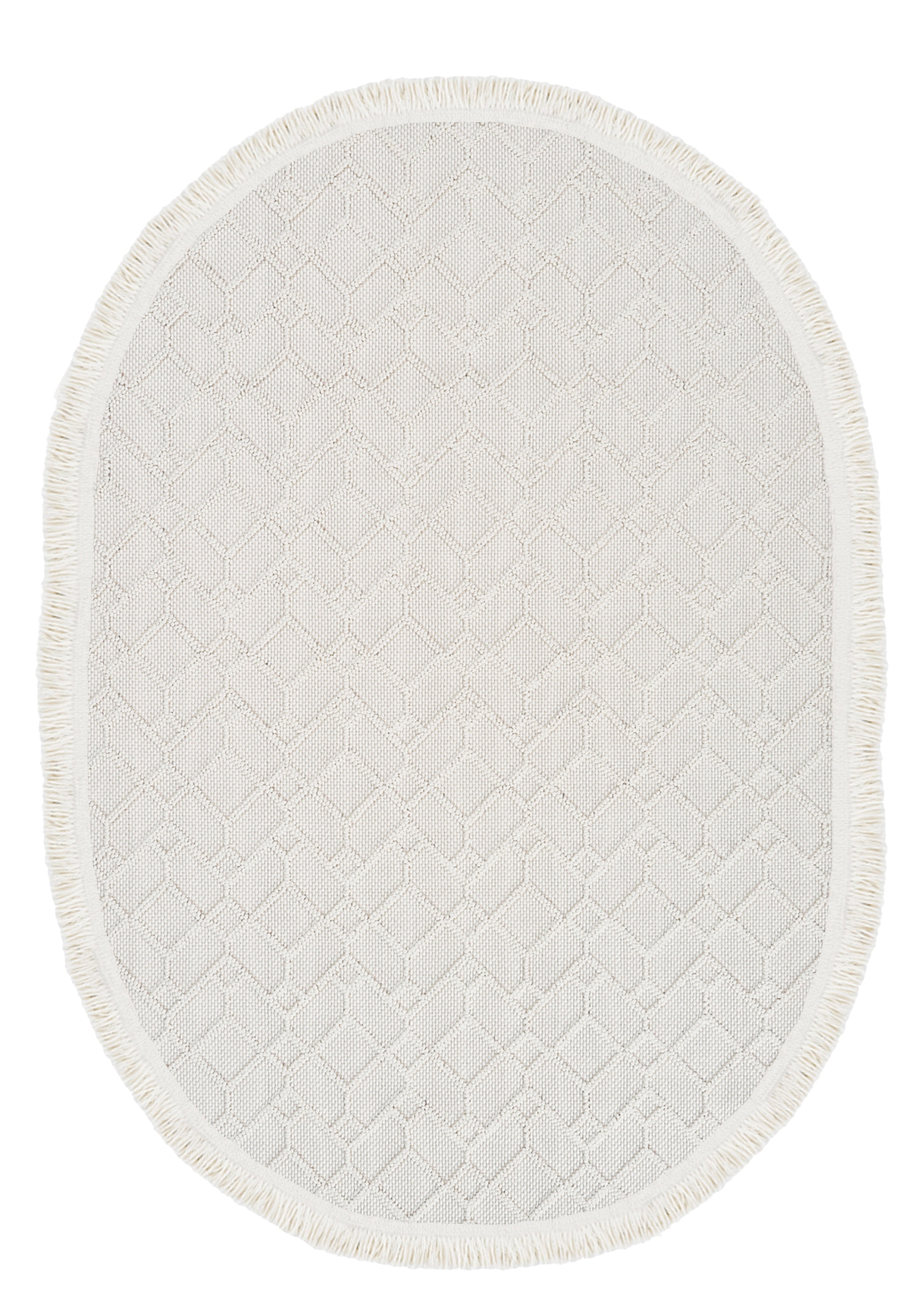 Dolce Vita Halı Bohem 383 Lime Oval Halı Özel Ölçü