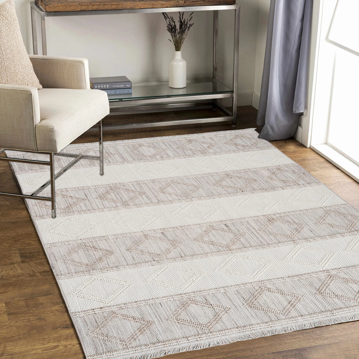 Dolce Vita Halı Bohem 381 Ash Modern Halı