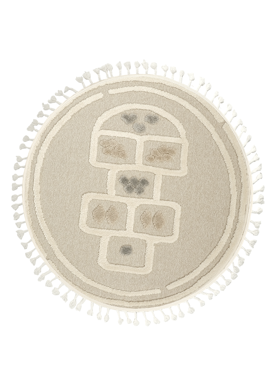 Dolce Vita Halı Kids 473 Game Yuvarlak Halı