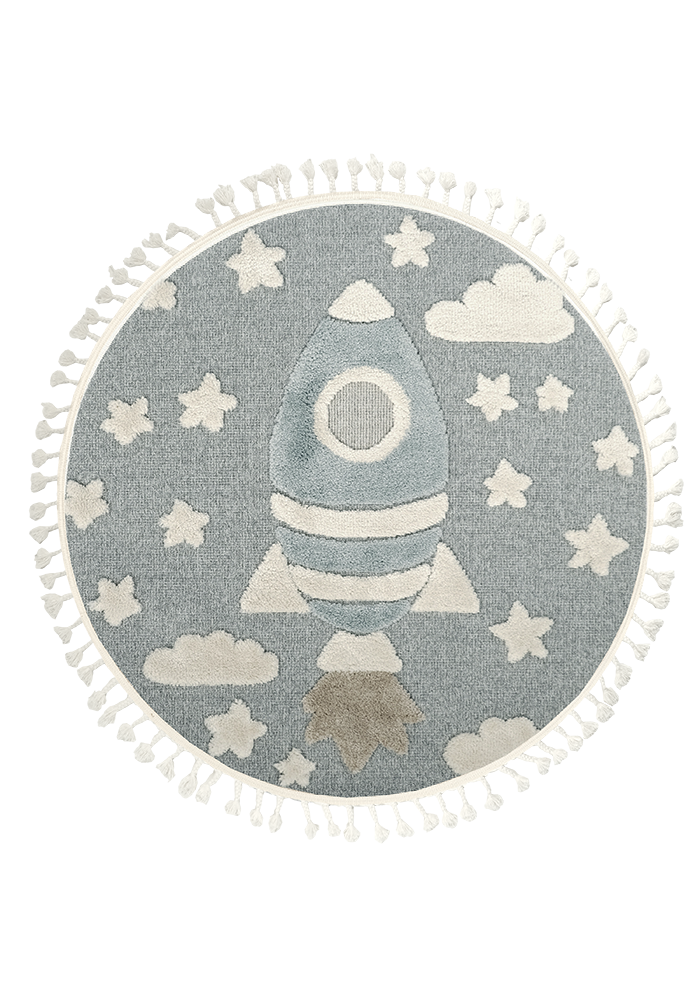 Dolce Vita Halı Kids 474 Space Yuvarlak Halı