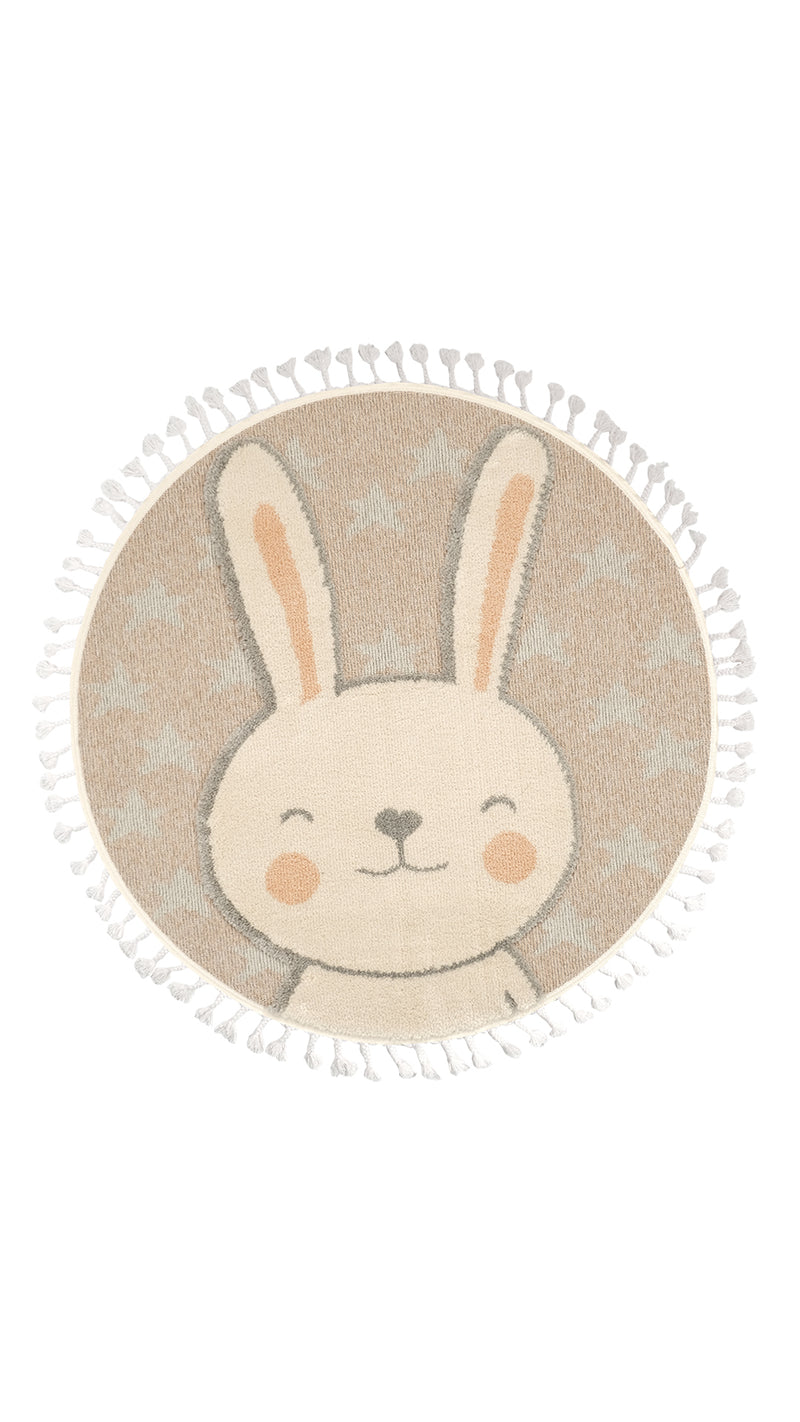 Dolce Vita Halı Kids 475 Rabbit Yuvarlak