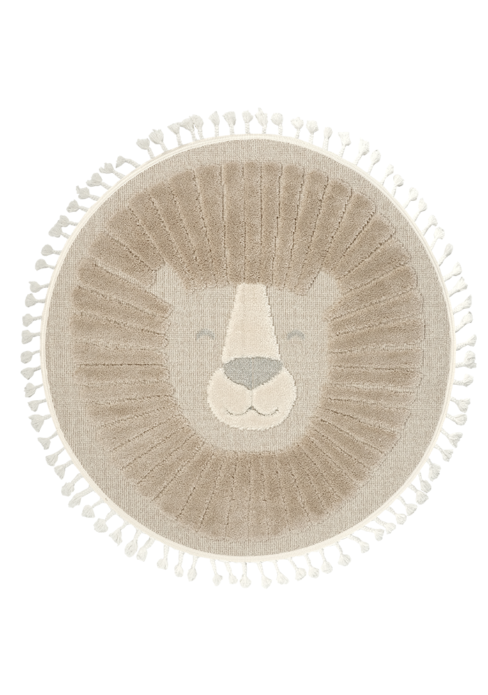 Dolce Vita Halı Kids 478 Lion Yuvarlak Halı
