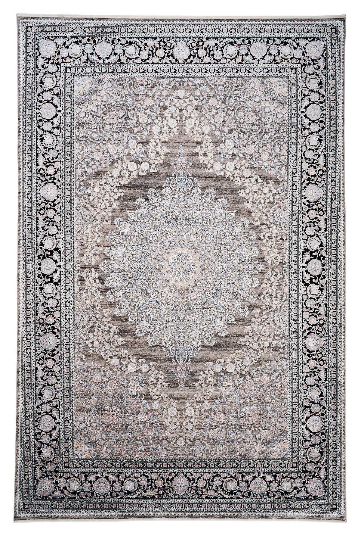 Dolce Vita Halı El-Hamra 8453 Charcoal Modern Salon Halısı