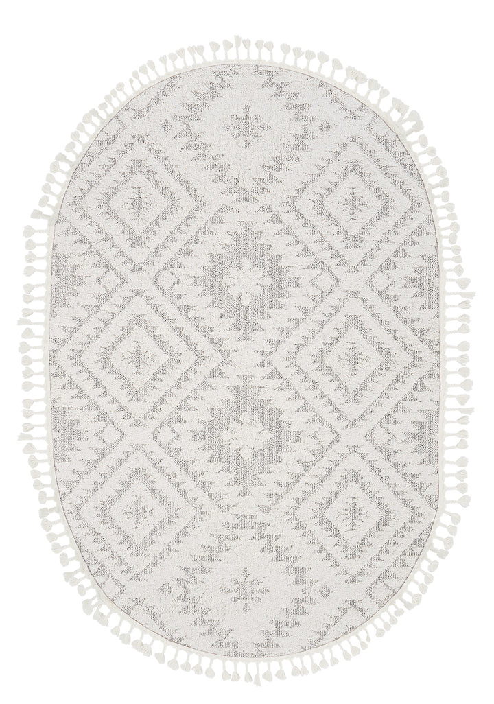 Dolce Vita Halı Jakarta 453 Cotton Oval Halı Özel Ölçü