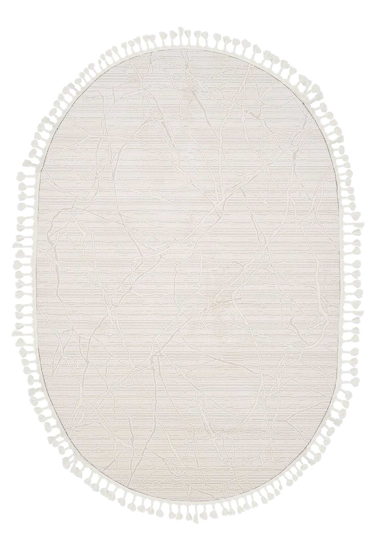 Dolce Vita Halı Monza 4203 Tangle Oval İskandinav Halı Özel Ölçü