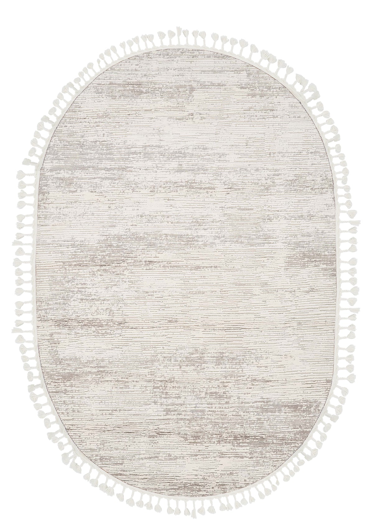 Dolce Vita Halı Monza 4206 Wave Oval İskandinav Halı Özel Ölçü