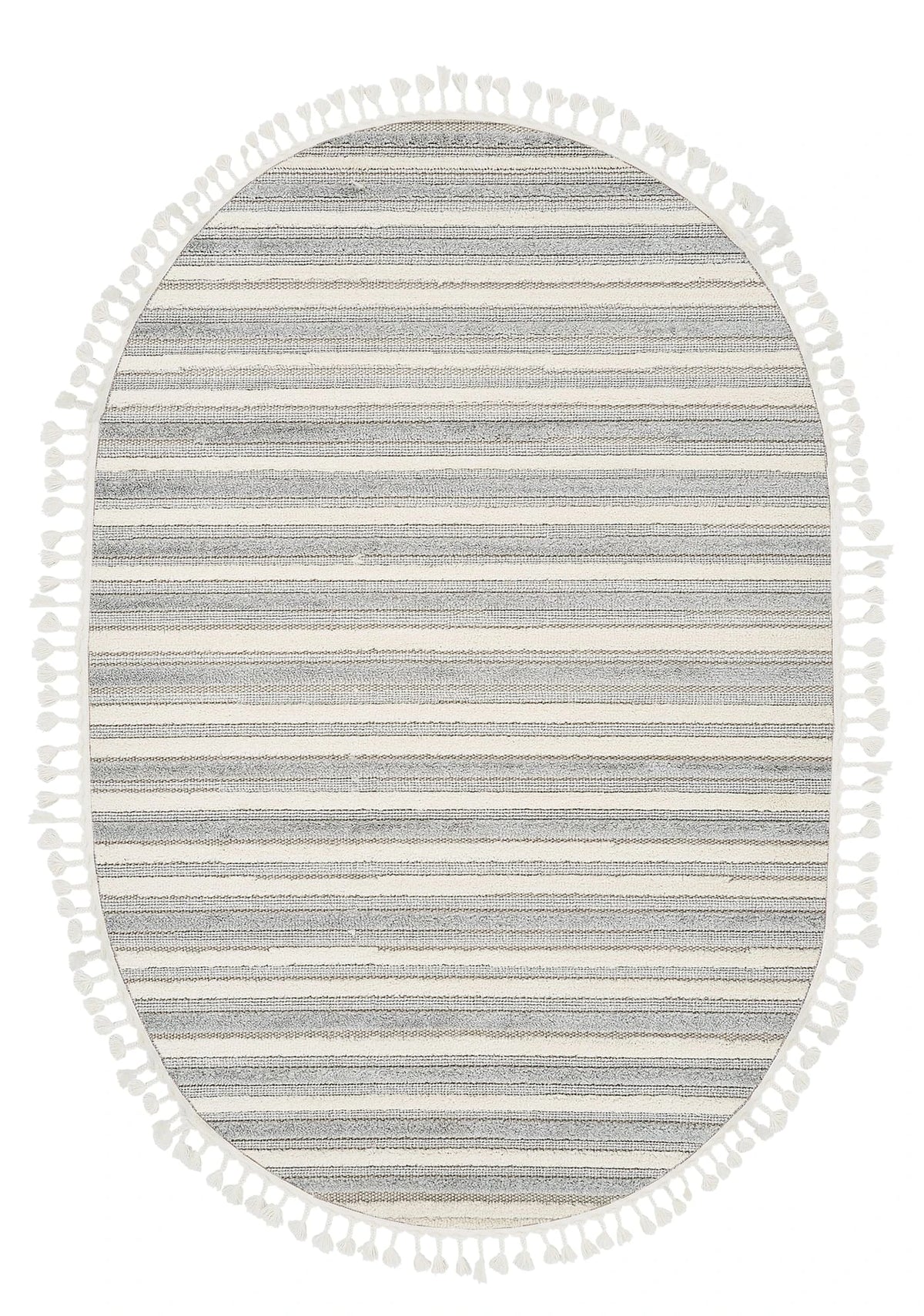 Dolce Vita Halı Nordic 492 Storm Oval İskandinav Halı Özel Ölçü