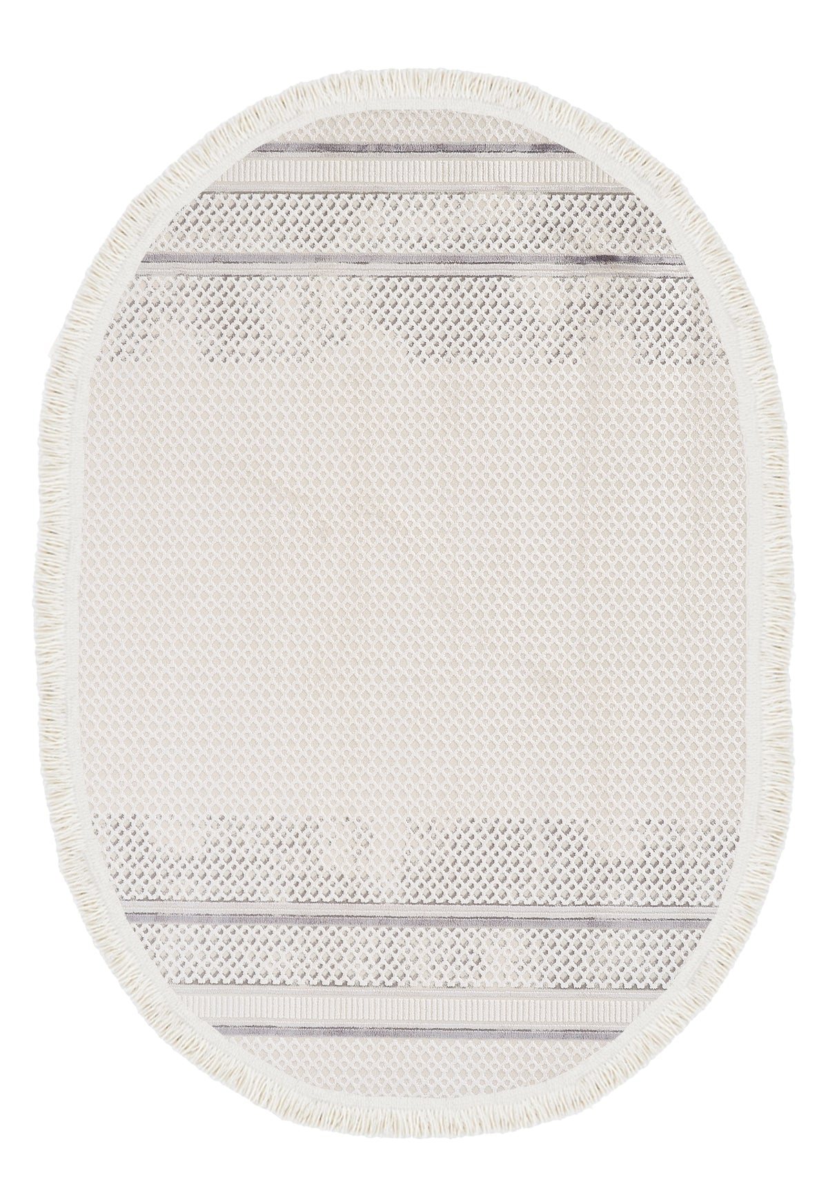 Dolce Vita Halı Opera 8508 Titanium Oval Halı Özel Ölçü