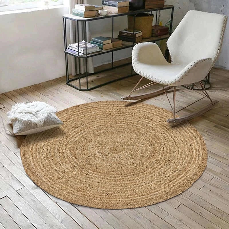 Dolce Vita Halı Albero Gold Yuvarlak Jüt Halı