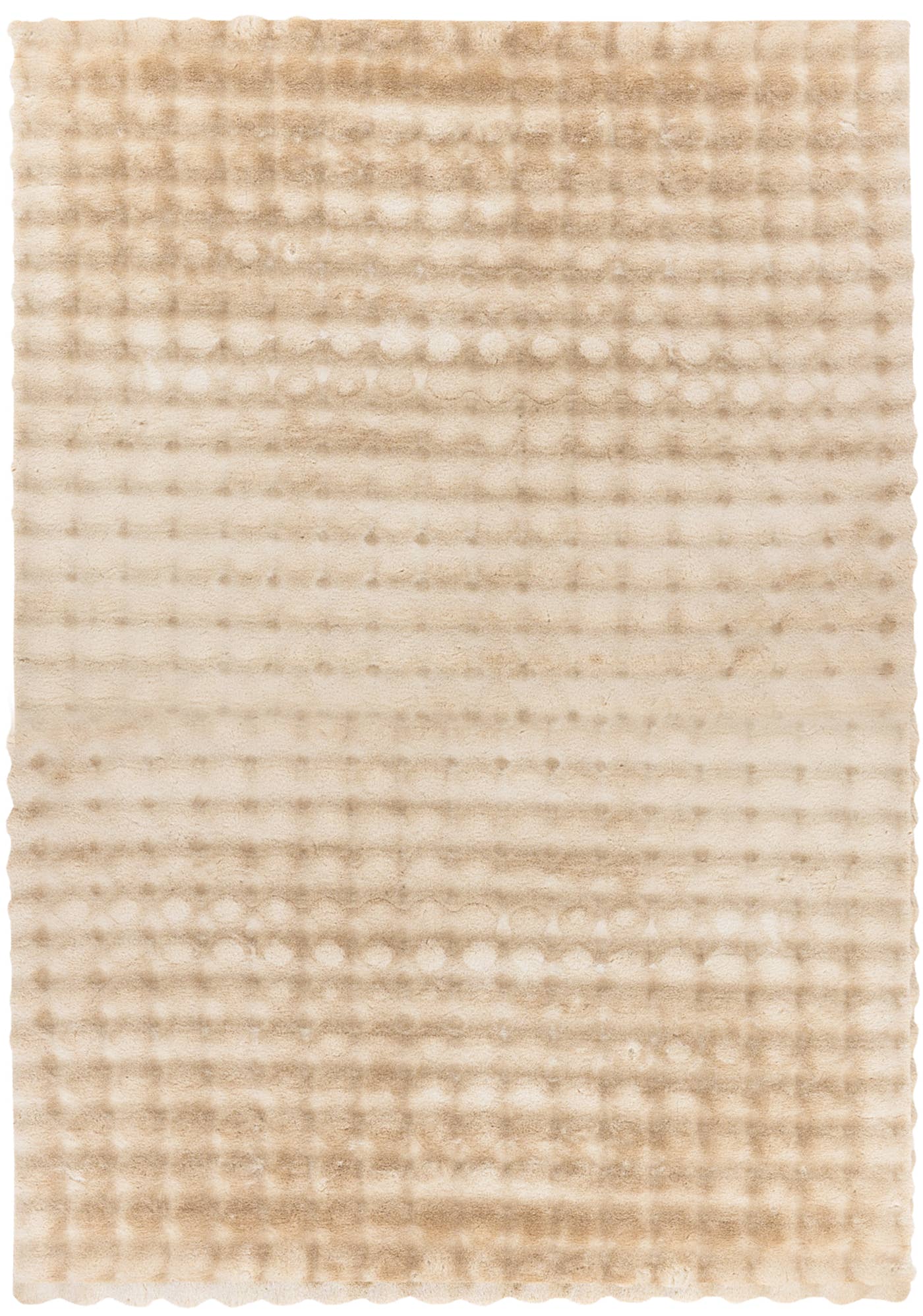 Massimo Aspen Bej Modern Tavşan Tüyü Halı