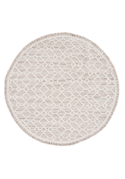 Dolce Vita Halı Bohem 382 Slate Modern Yuvarlak Halı Özel Ölçü