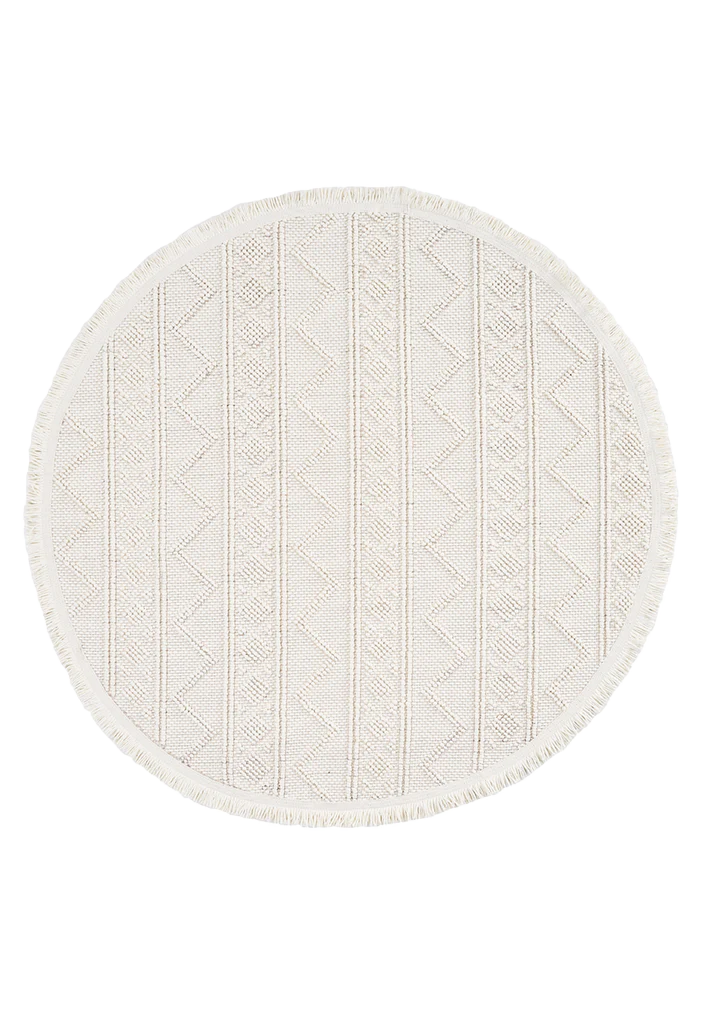 Dolce Vita Halı Bohem 385 Mastic  Modern Yuvarlak Halı Özel Ölçü