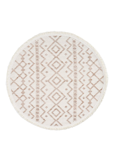 Dolce Vita Halı Bohem 386 Wood  Modern Yuvarlak Halı