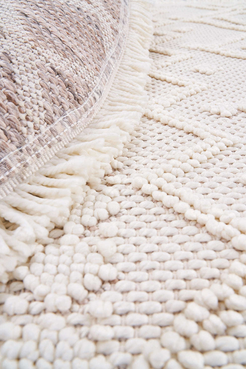 Dolce Vita Halı Bohem 387 Linen Modern Yuvarlak Halı