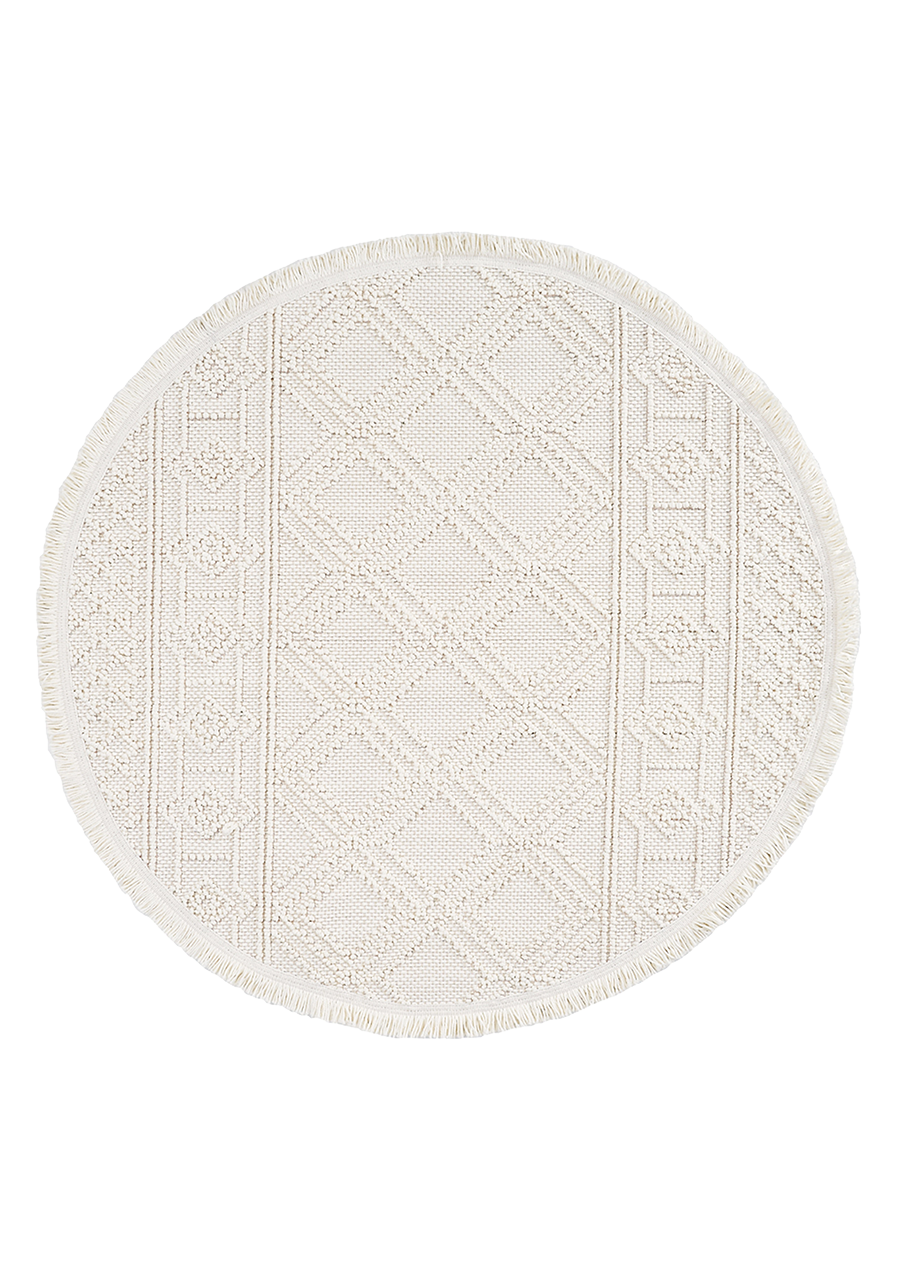 Dolce Vita Halı Bohem 388 Choco Modern Yuvarlak Halı