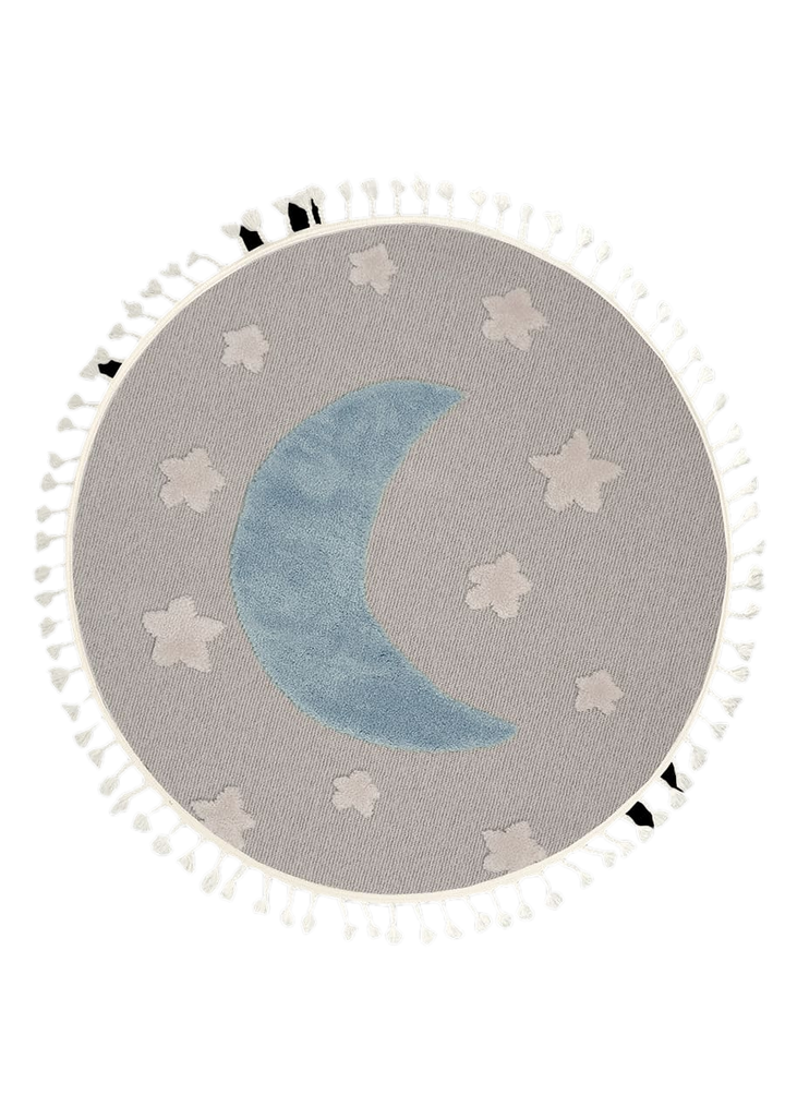Dolce Vita Halı Kids 472 Moon Yuvarlak Çocuk Odası Halısı