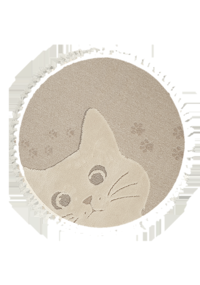 Dolce Vita Halı Kids 477 Cats Yuvarlak Halı