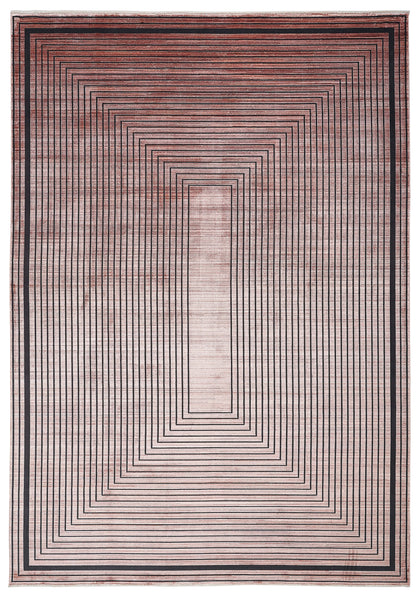 Dolce Vita Halı Donna 8255 Antique Copper Modern Salon Halısı