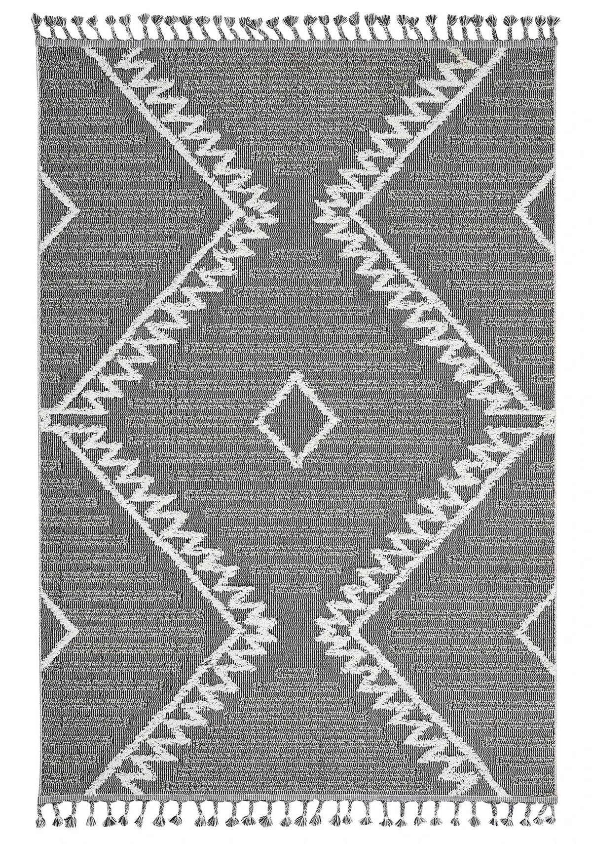 Dolce Vita Halı Jakarta 454 Dark Grey İskandinav Halı
