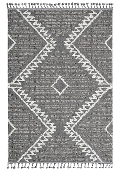 Dolce Vita Halı Jakarta 454 Dark Grey İskandinav Halı