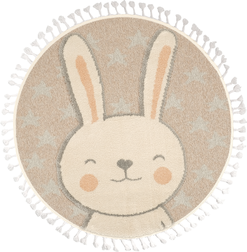 Dolce Vita Halı Kids 475 Rabbit Yuvarlak