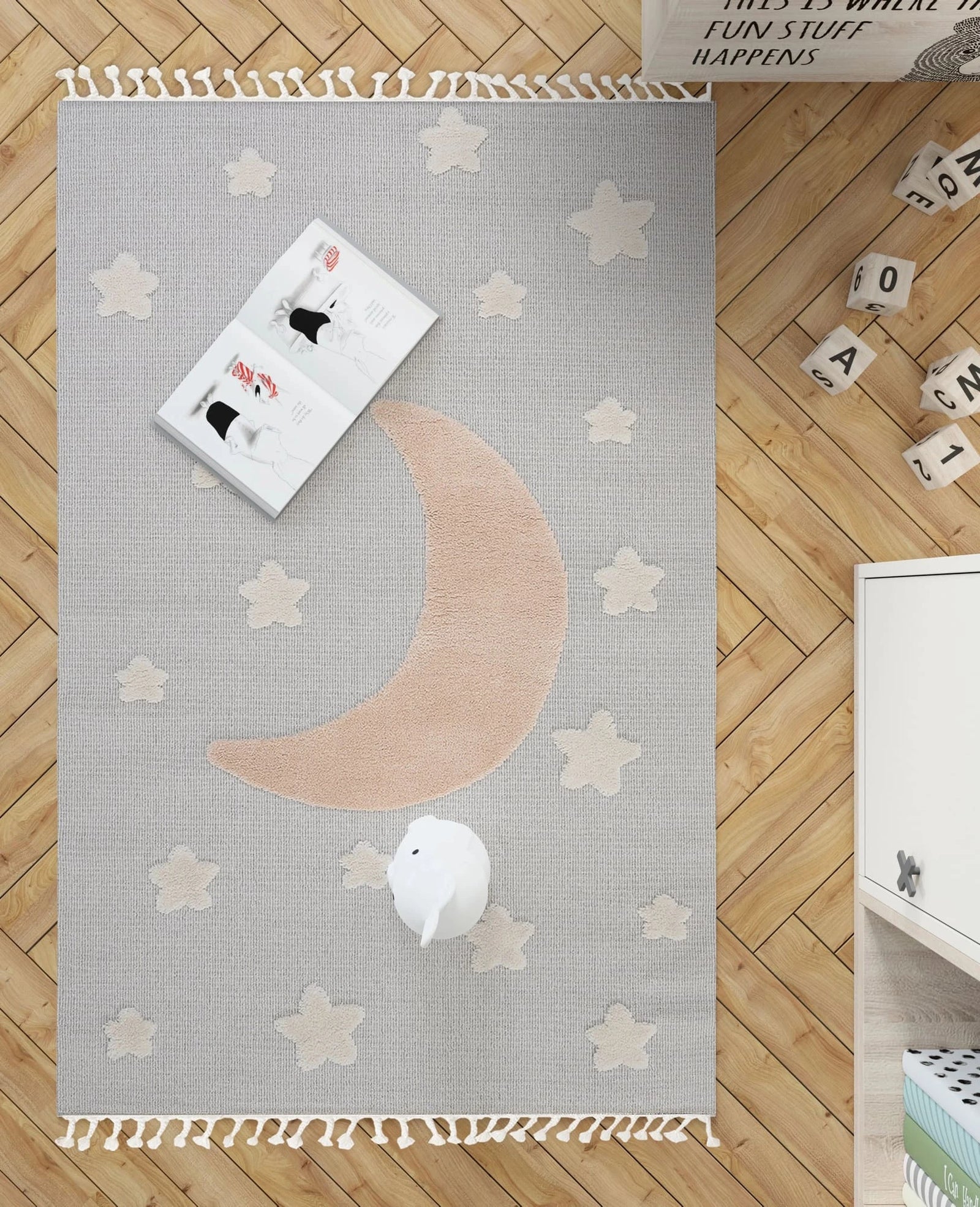 Dolce Vita Halı Kids 471 Stars Çocuk Odası Halısı