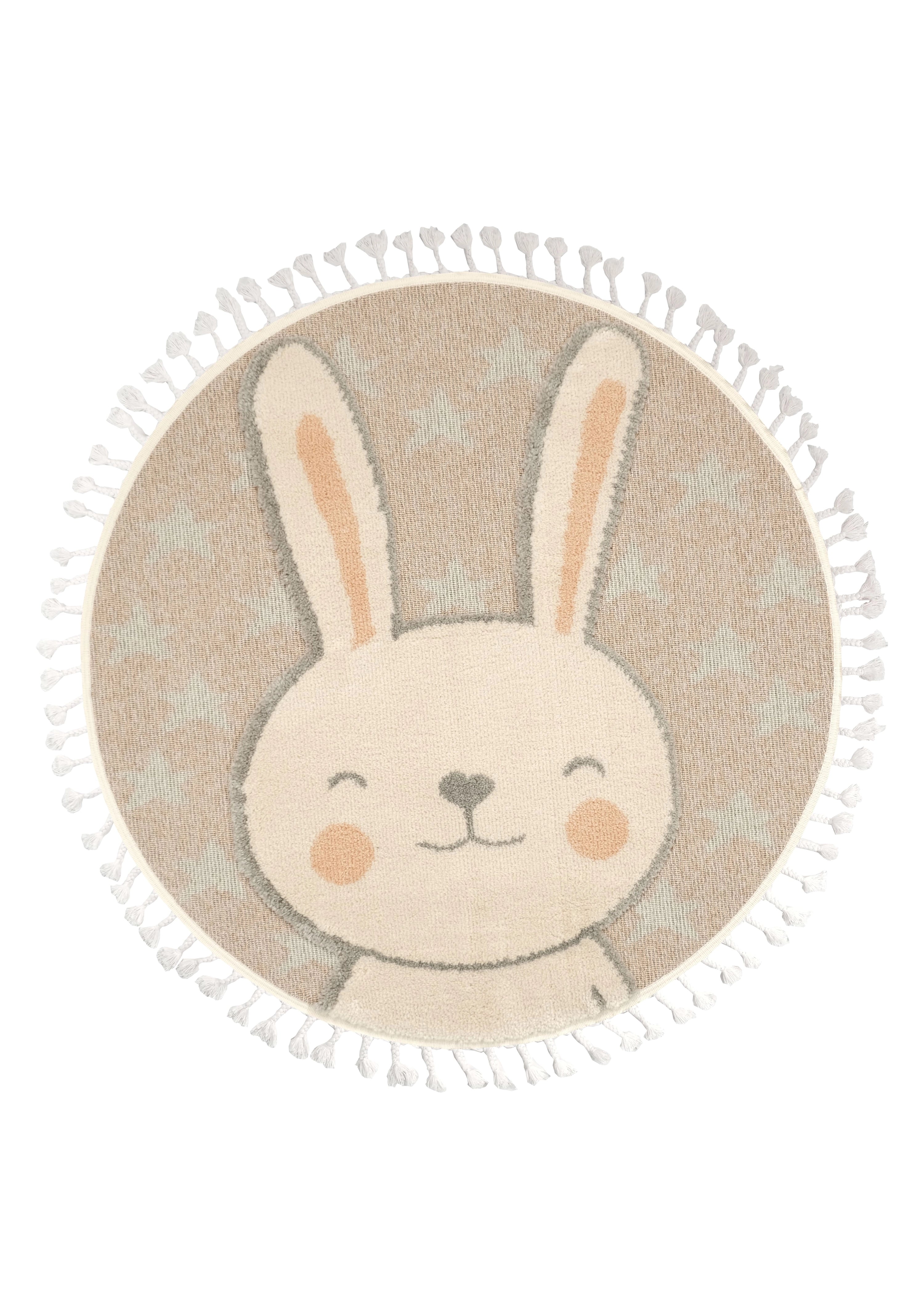 Dolce Vita Halı Kids 475 Rabbit Yuvarlak Halı