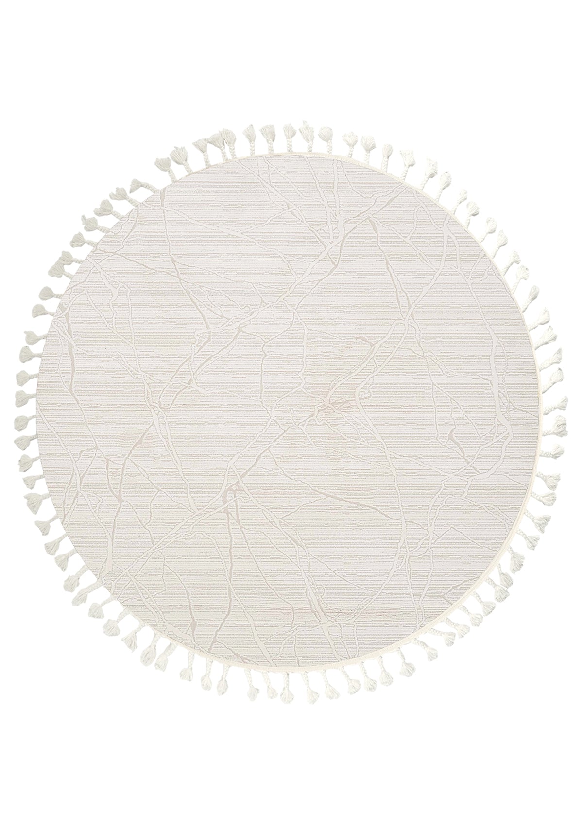 Dolce Vita Halı Monza 4203 Tangle Yuvarlak İskandinav Halı Özel Ölçü