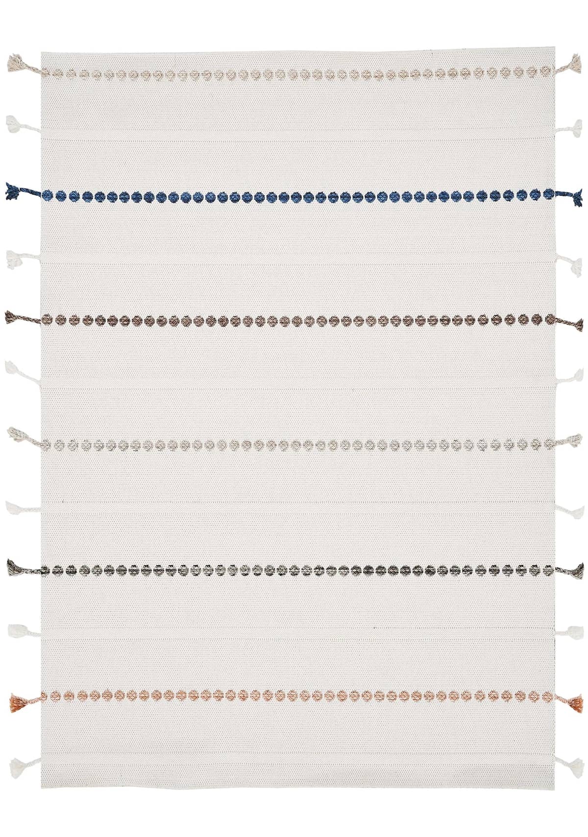 Dolce Vita Halı Mumbai 661 White Modern Kilim
