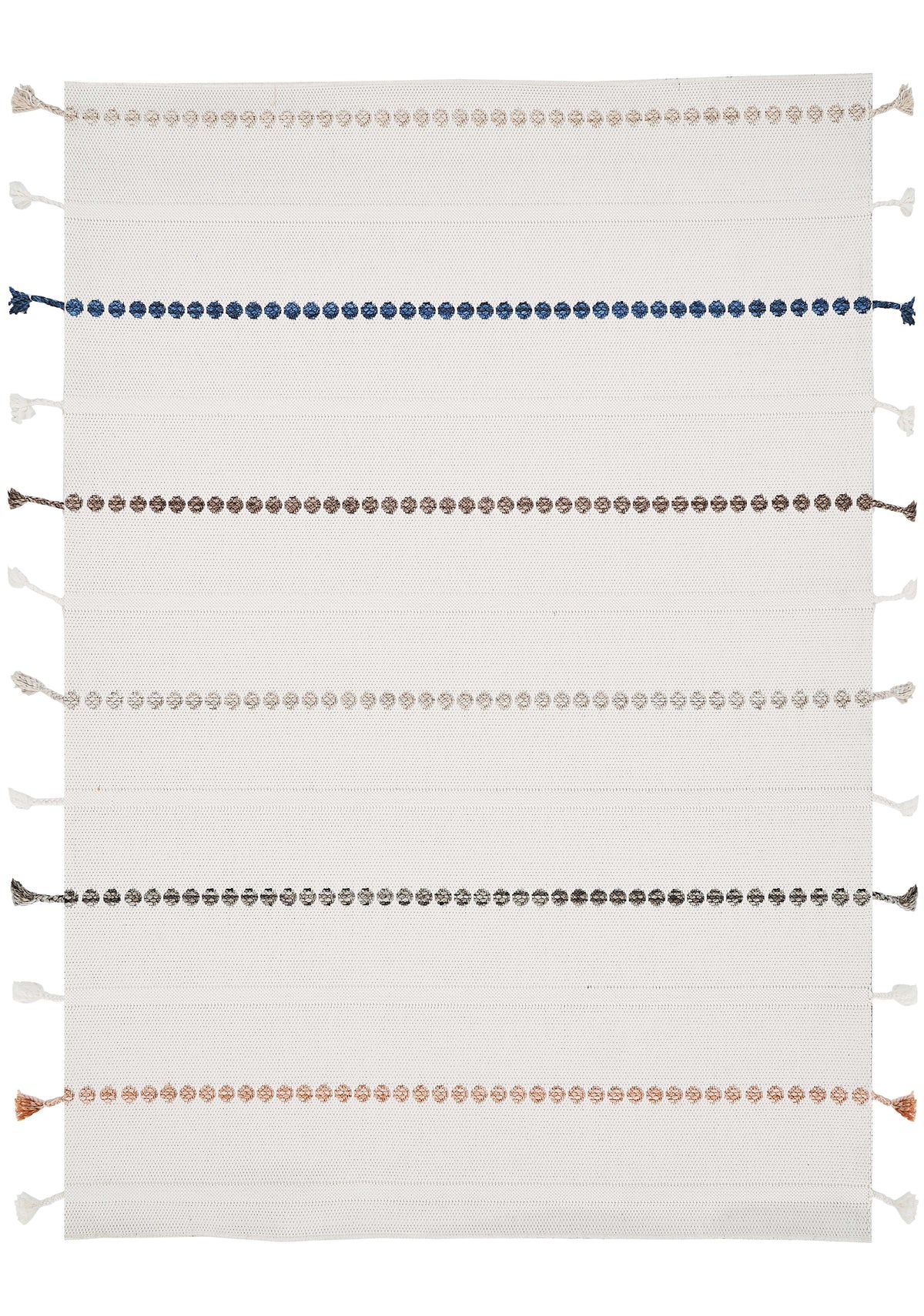 Dolce Vita Halı Mumbai 661 White Modern Kilim