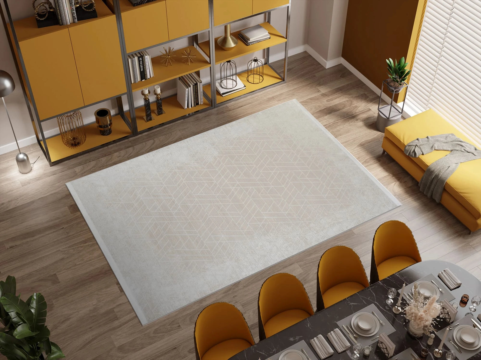 Dolce Vita Halı Pegasus 3006 Cream Modern Halı