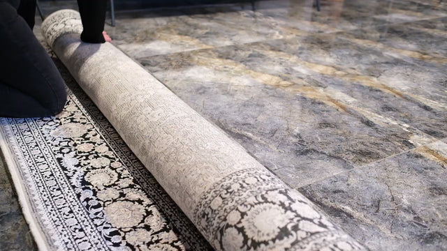Dolce Vita Halı El-Hamra 8453 Charcoal Modern Salon Halısı ürün videosu