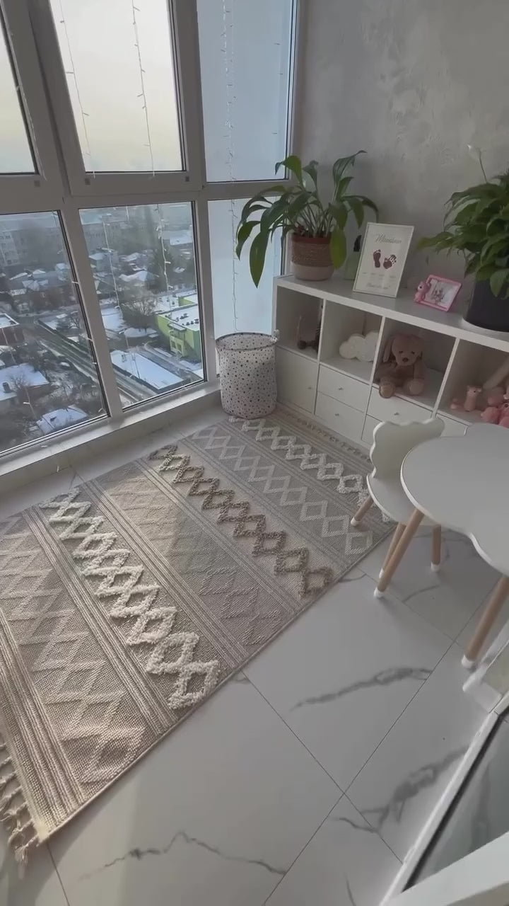 Dolce Vita Halı Jakarta 451 Ivory Beige İskandinav Halı ürün videosu