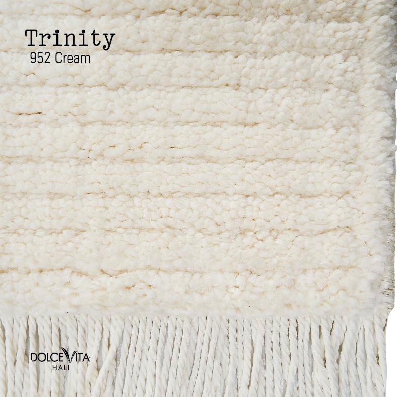 Dolce Vita Trinity 952 Cream - Krem Toz Çıkarmaz Halı - Dolce Vita Halı